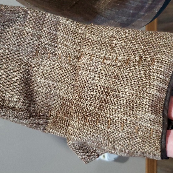 Lafayette 148 new york tan blazer with a touch of gold - Picture 3 of 6